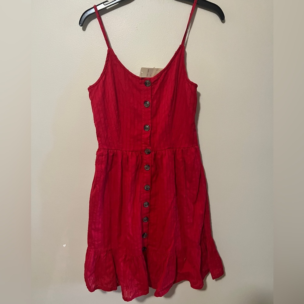 Fun summer red dress, size small